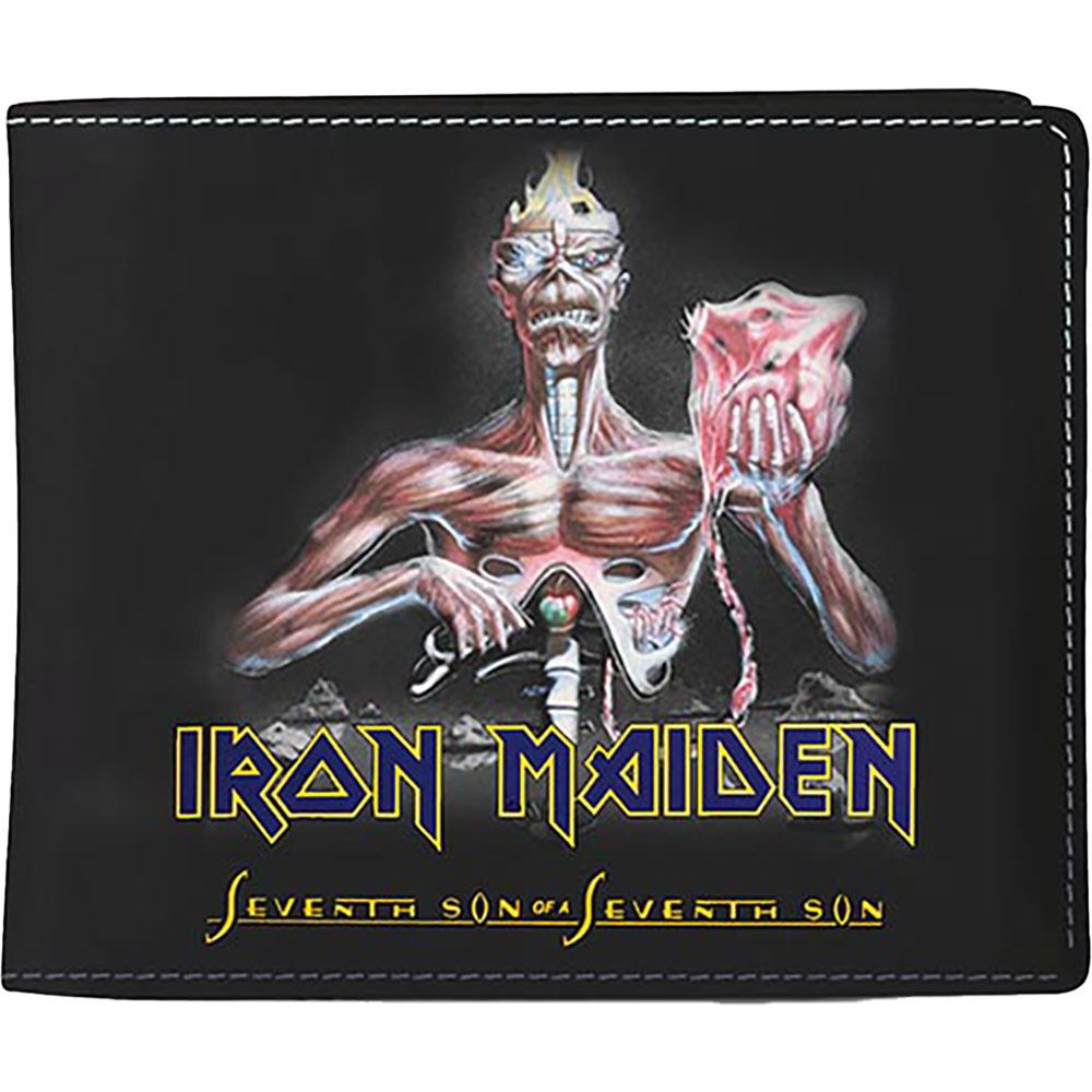Rocksax Iron Maiden - Seventh Son Wallet - Black